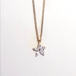 14k Gold Plated Flower Necklace - SALE!